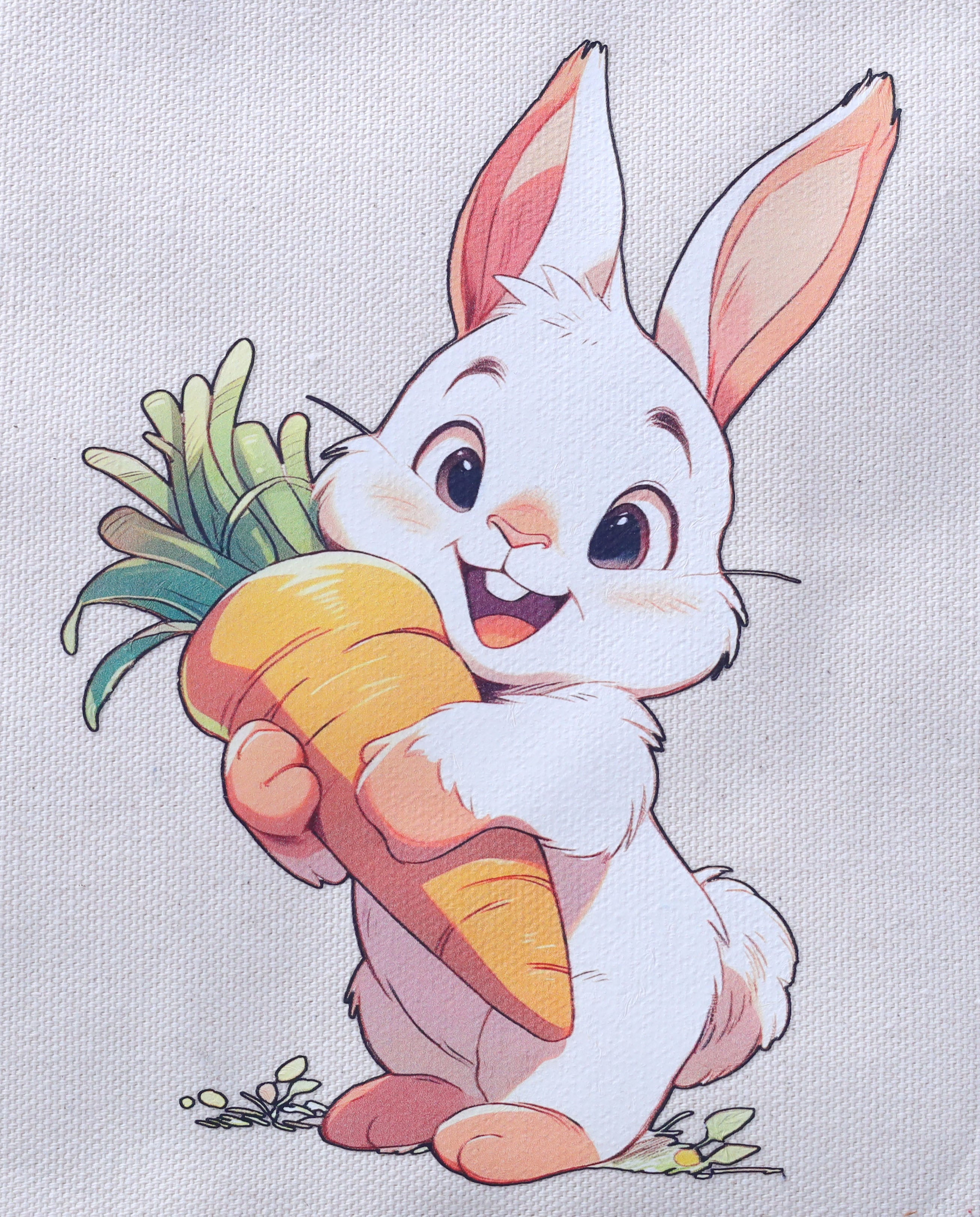 Rabbit Kids Tote Bag