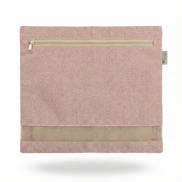 Pastel Pink Cotton Saree Cover