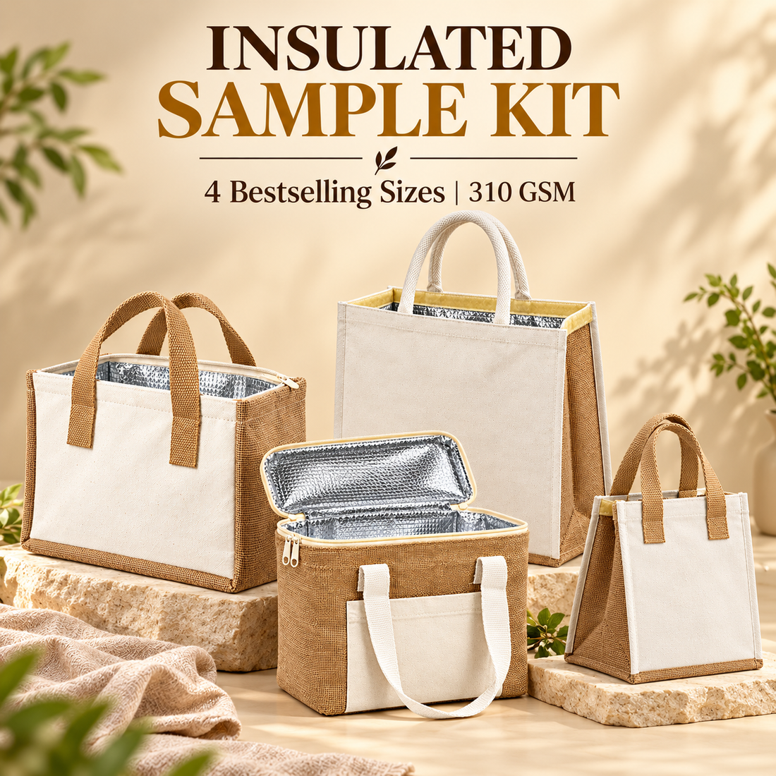 Insulated Lunch & Cooler Bag Sample Kit