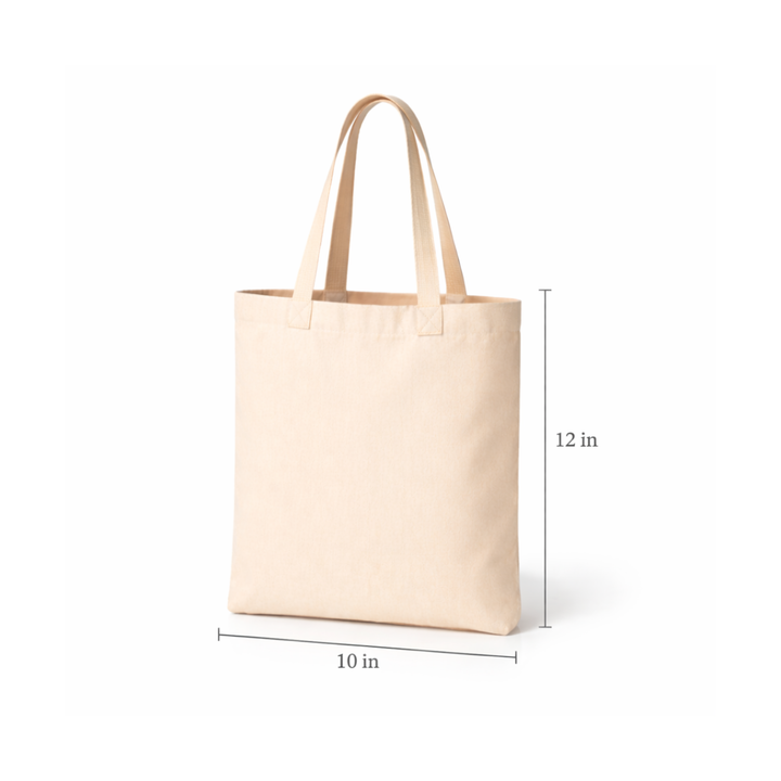 10x12 Inch Cotton Tote Bag | 150 GSM