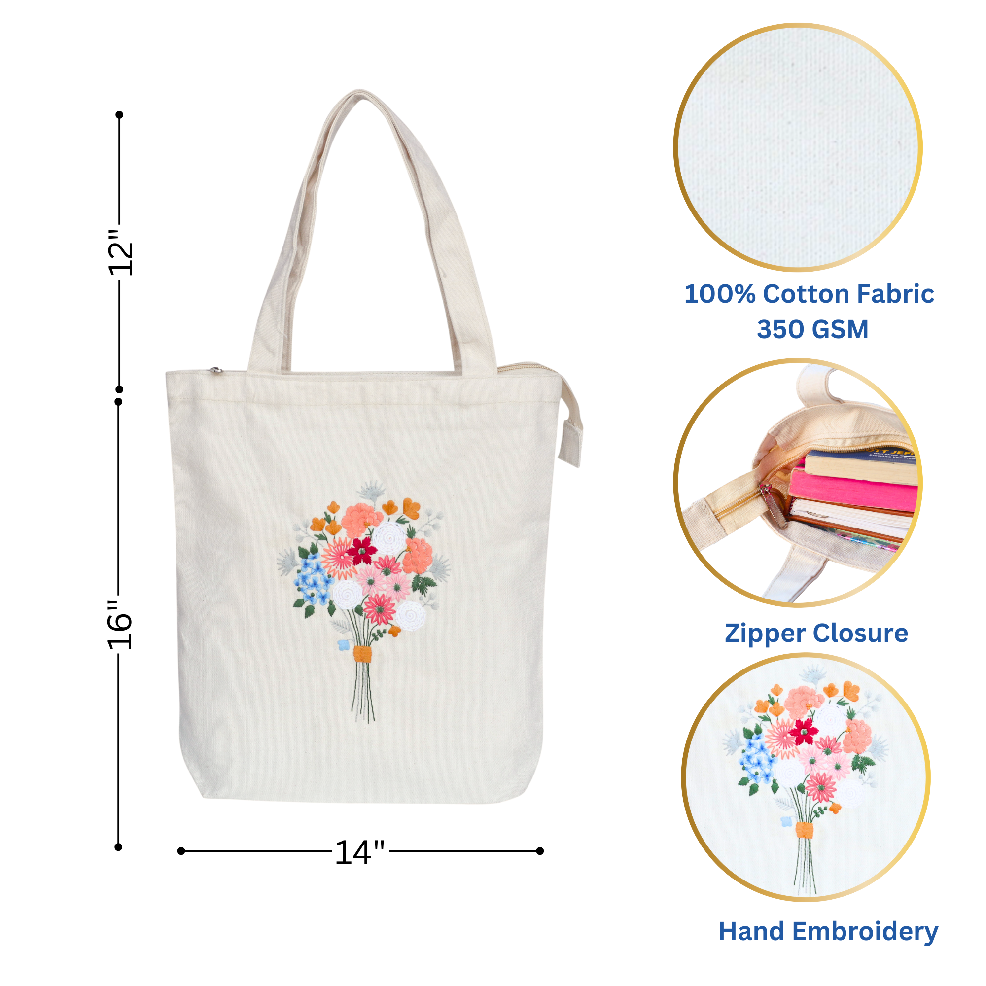 Elegant Bouquet Tote Bag