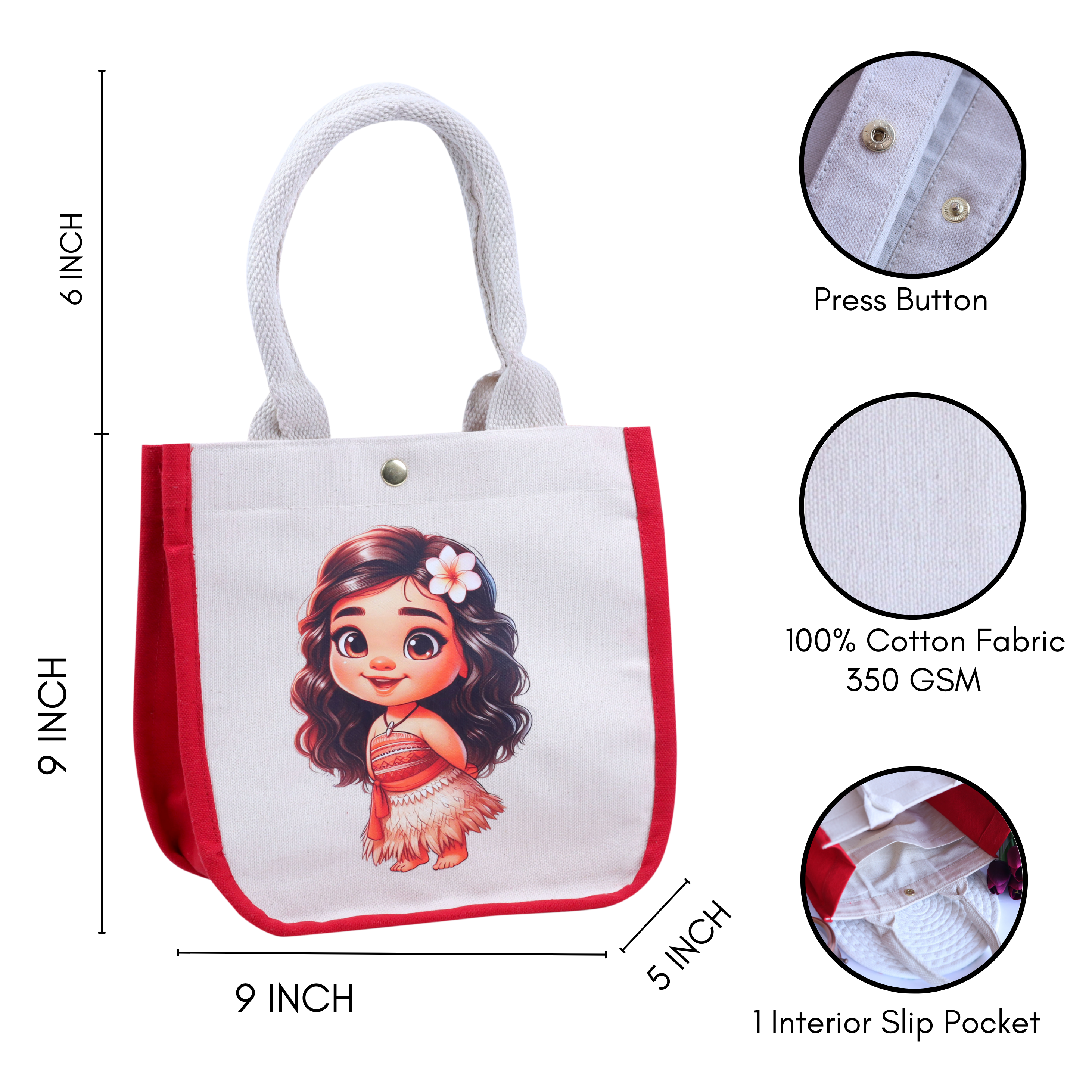 Moana Kids Tote Bag