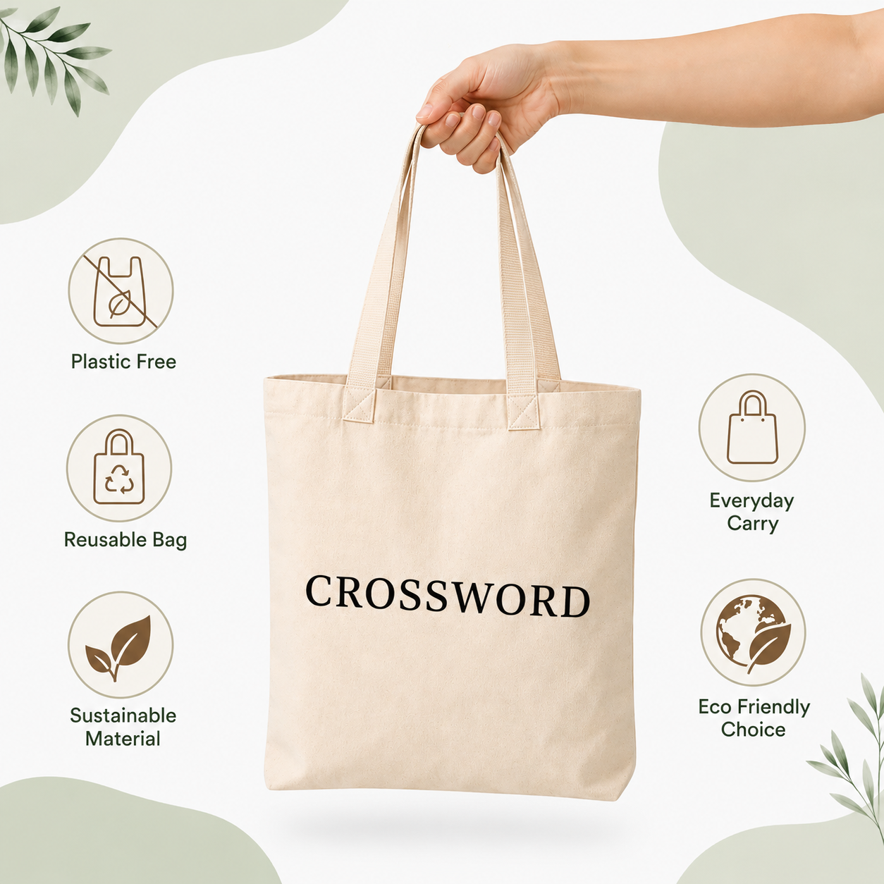 Custom 12x14 Inch Cotton Tote Bag | 150 GSM