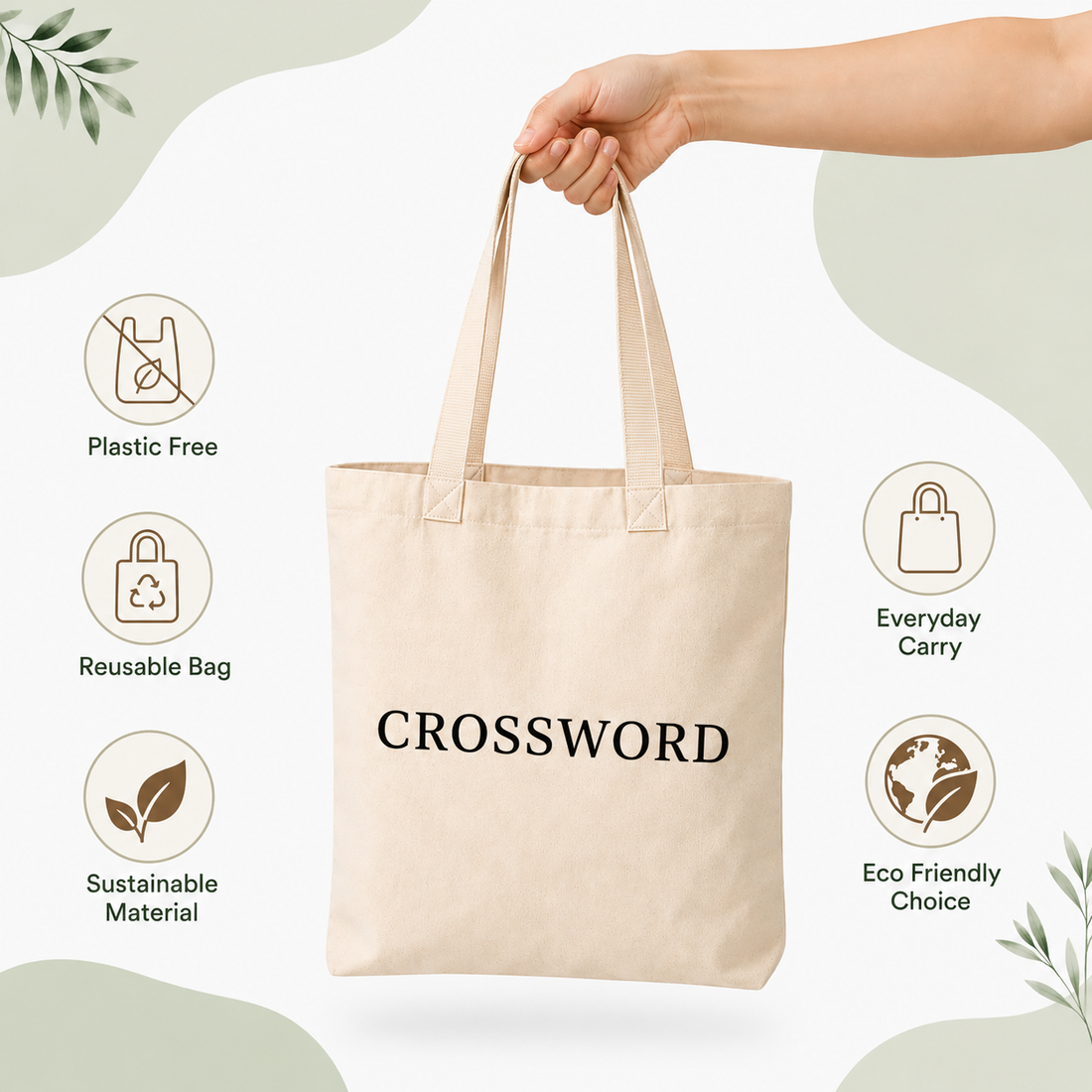 Custom 12x14 Inch Cotton Tote Bag | 150 GSM