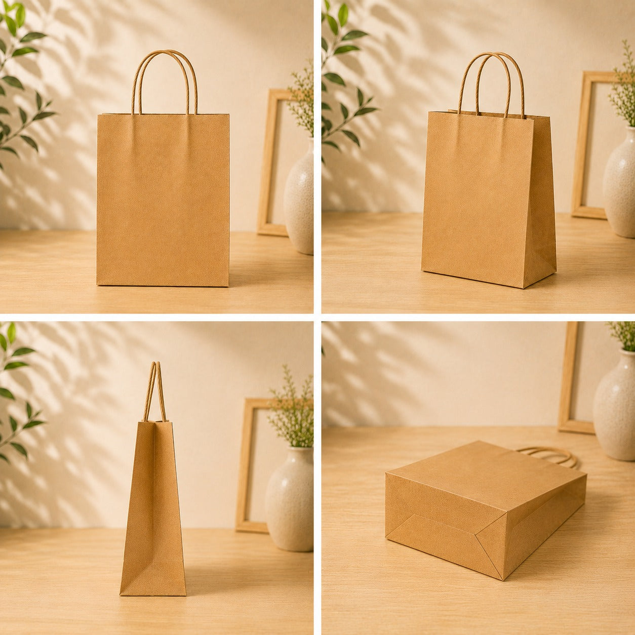 12x16x5 Kraft Paper Bag | 110 GSM