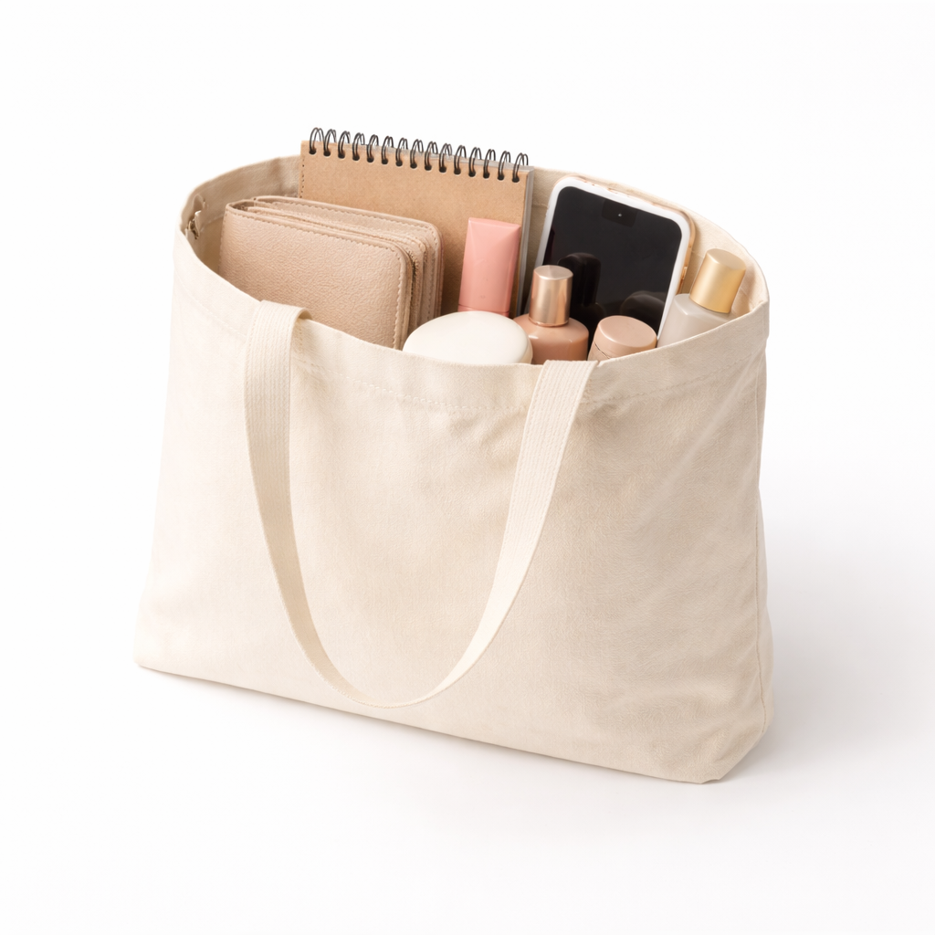 14x12  Inch Cotton Canvas Tote Bag