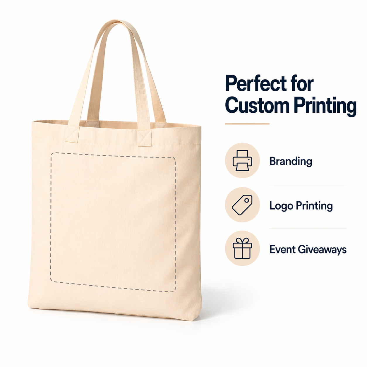 14x16 Inch Cotton Tote Bag | 150 GSM