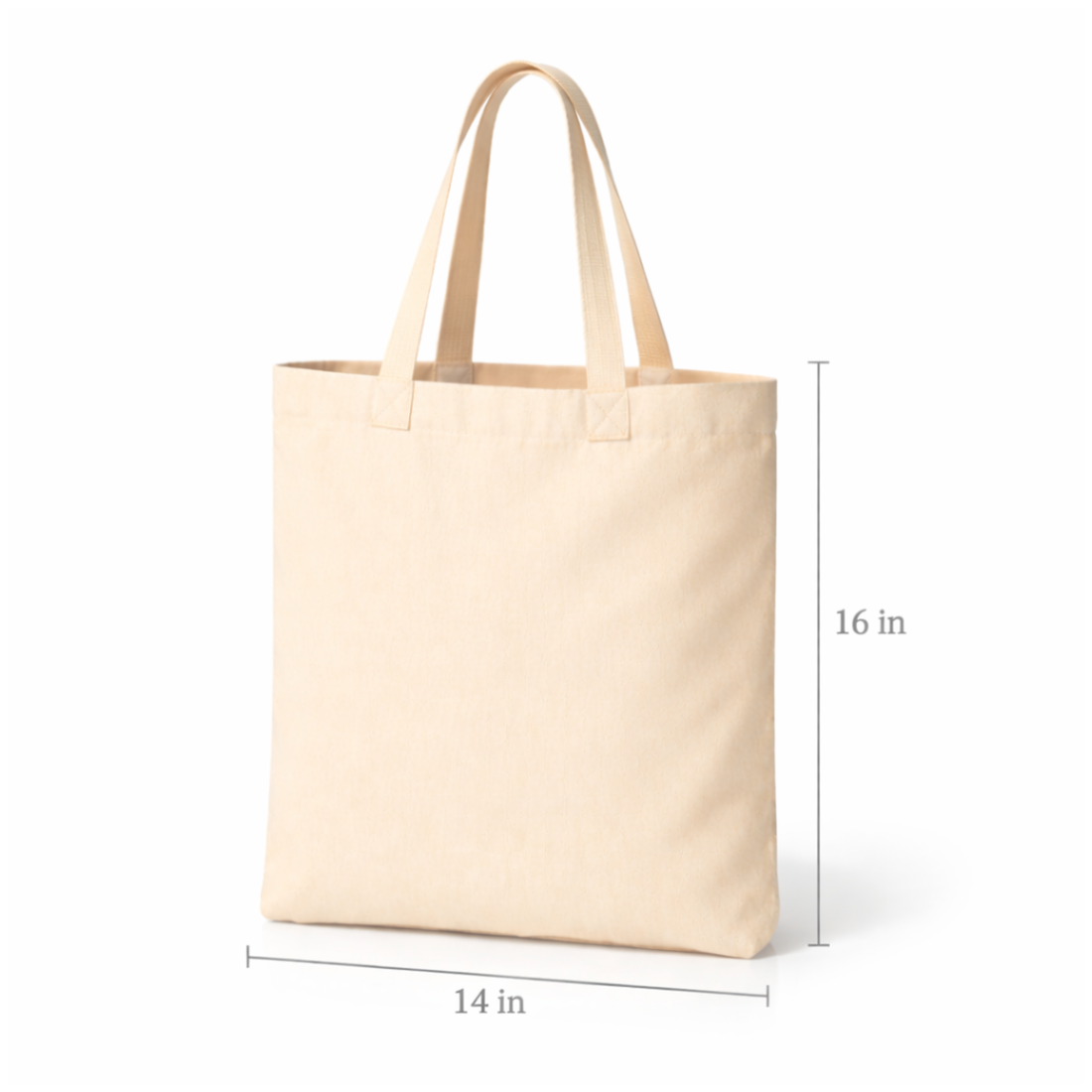 14x16 Inch Cotton Tote Bag | 150 GSM