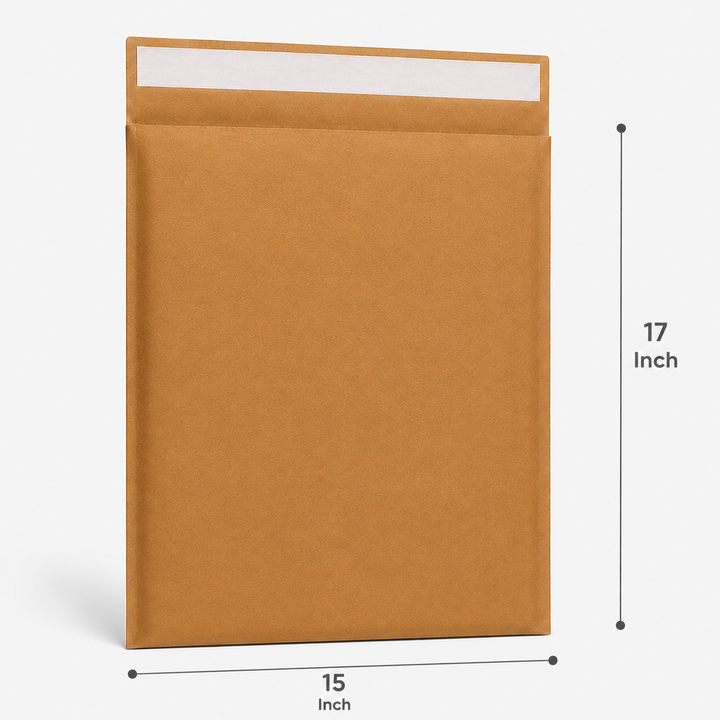 15x17 Kraft Paper Mailer Bag | 120 GSM
