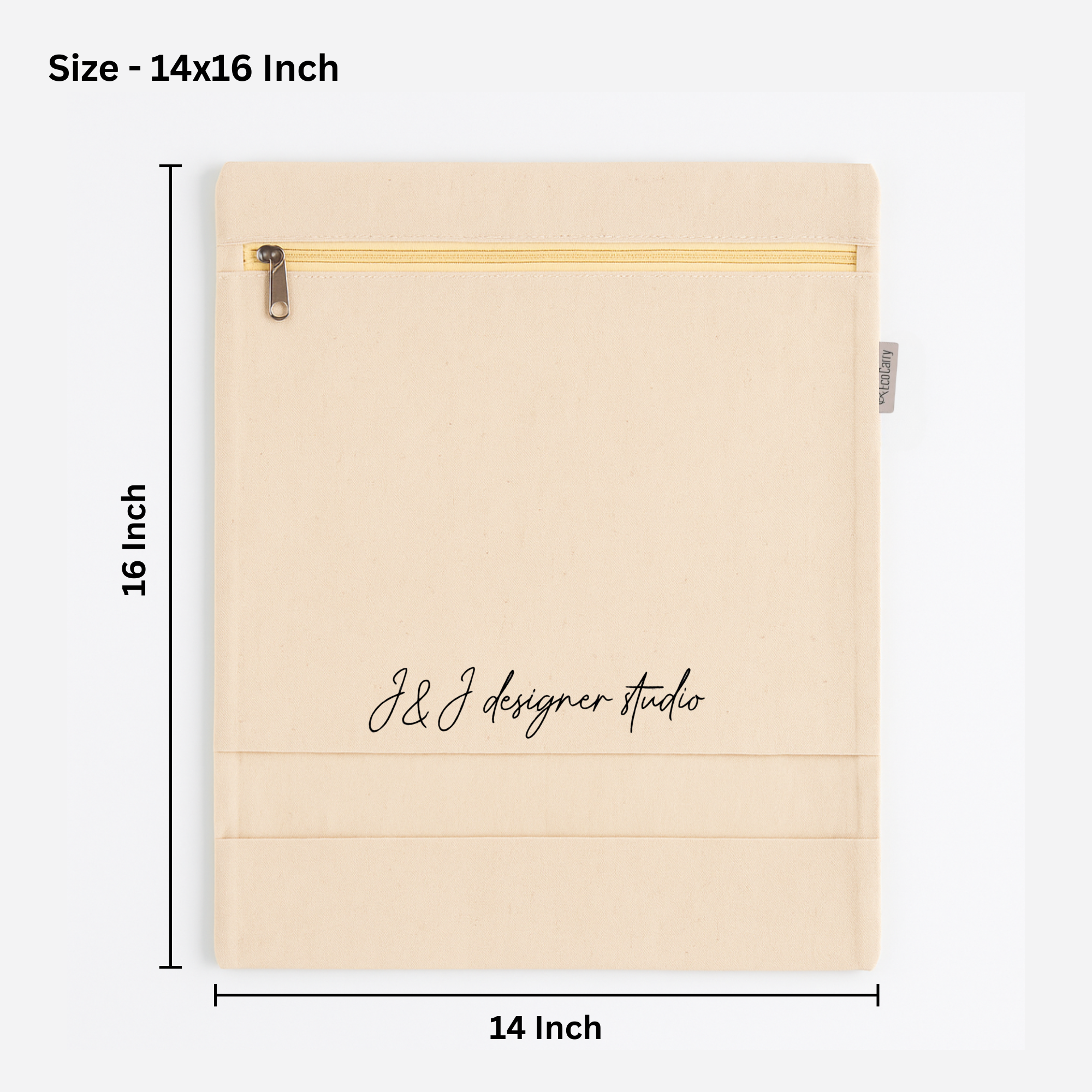 14x16 Inch Personalised Cotton Saree Cover