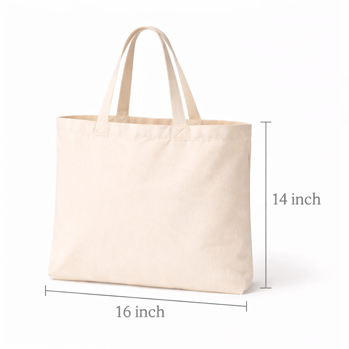 16x14 Inch Cotton Tote Bag | 150 GSM
