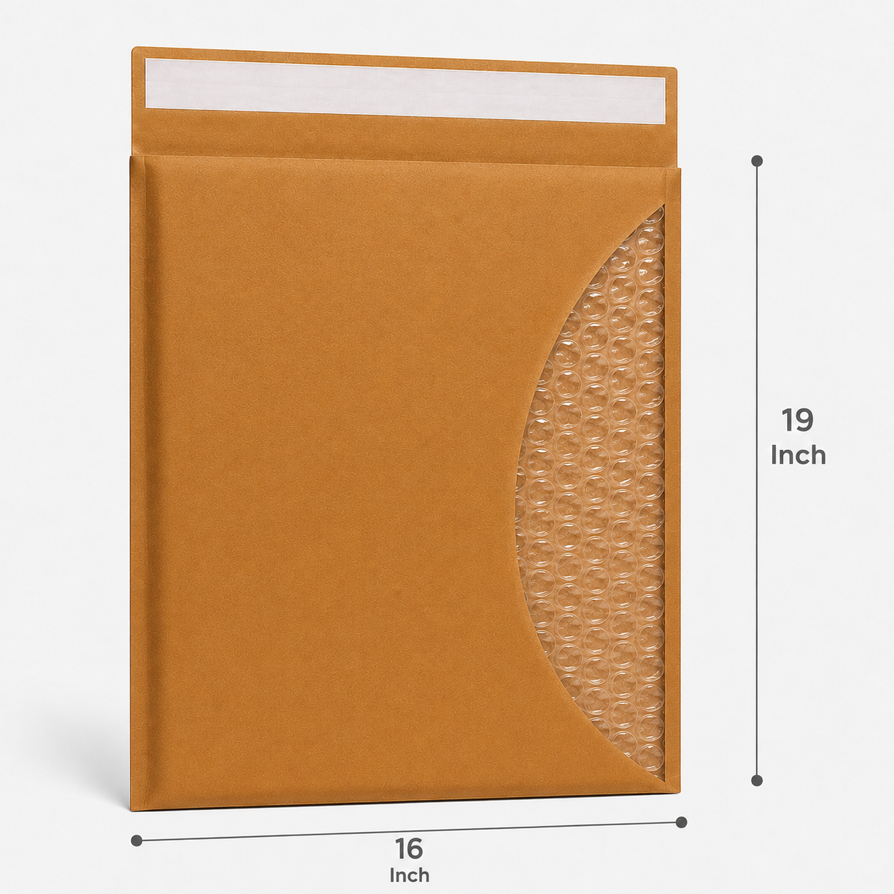 16×19 Kraft Paper Bubble Mailer Bag | 120 GSM