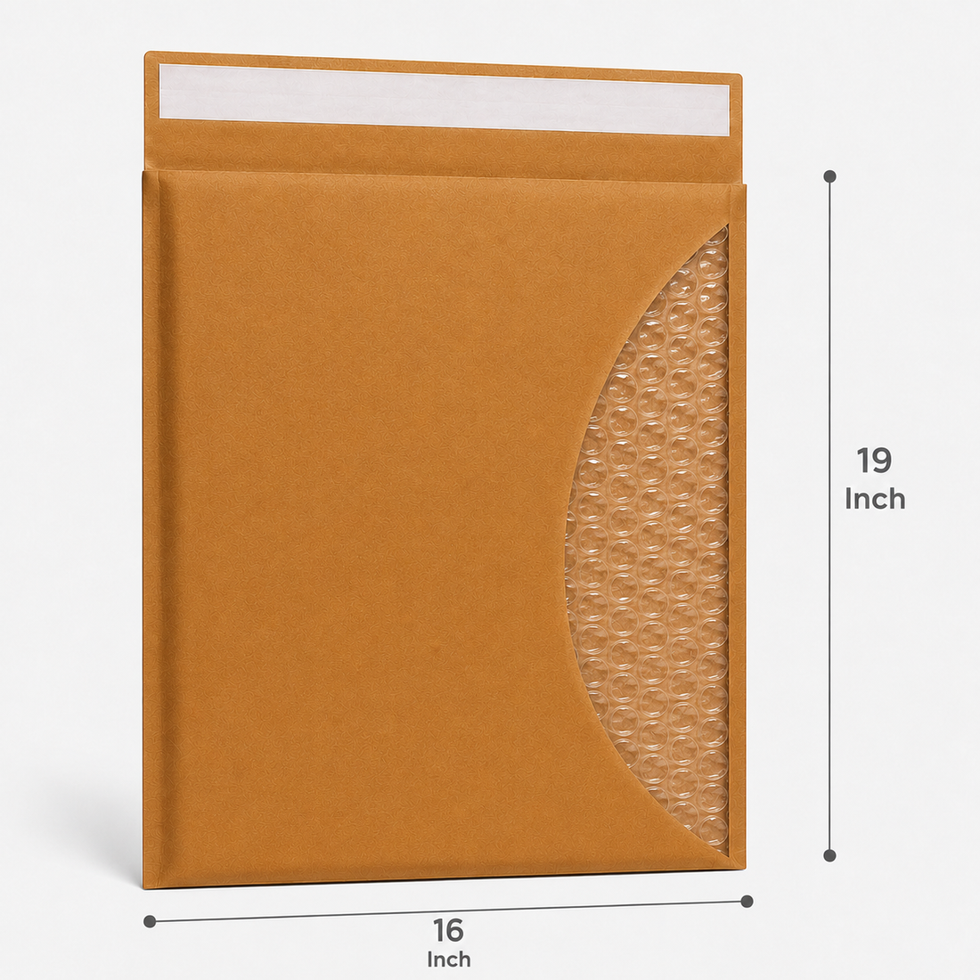 16×19 Kraft Paper Bubble Mailer Bag | 120 GSM