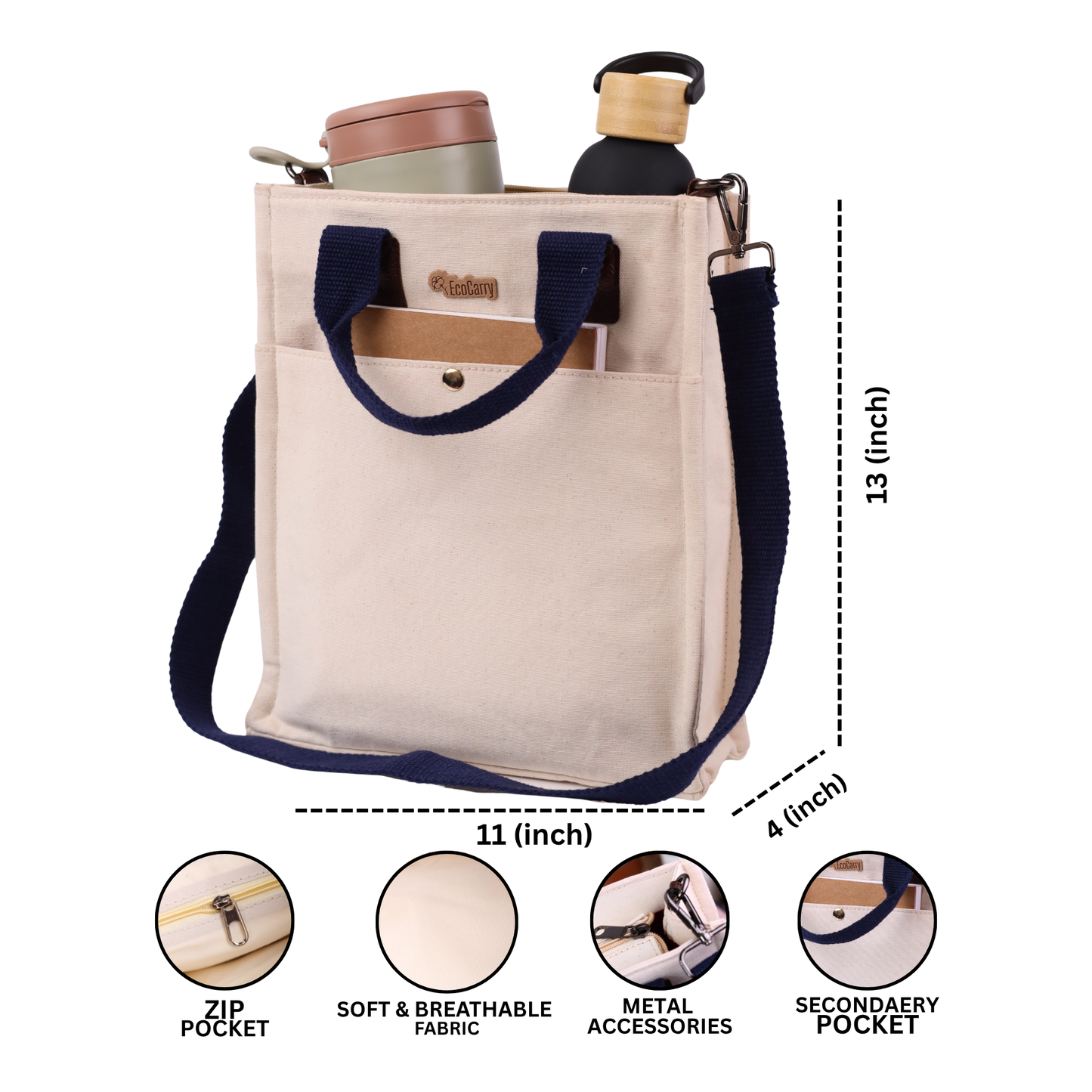 Office Bag for Men and Women - Beige