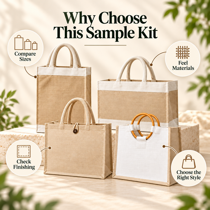 Juco & Jute Shopping Bag Sample Kit
