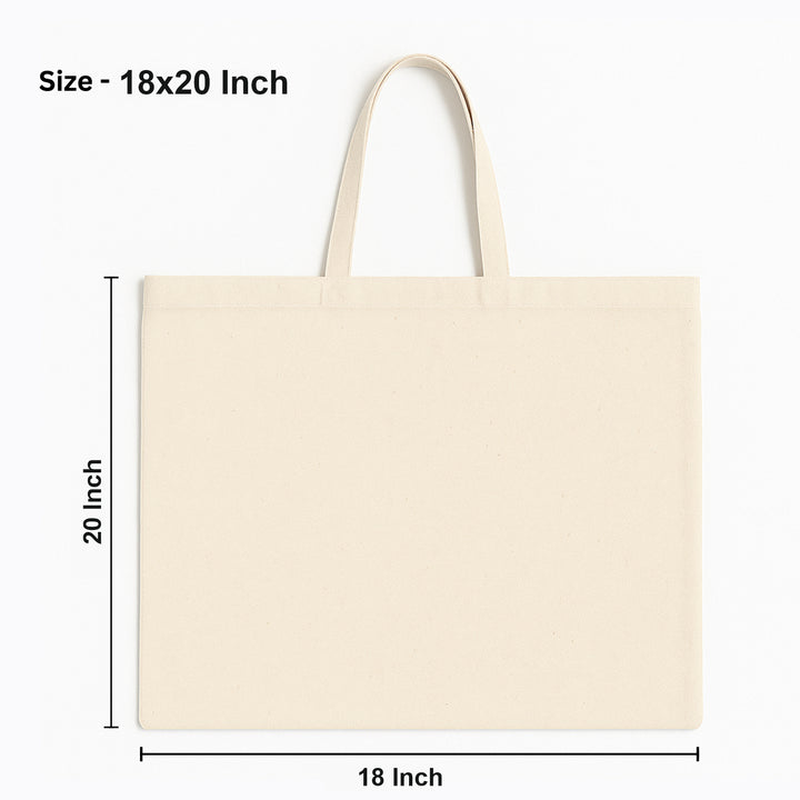 18x20 Inch Cotton Canvas Tote Bag