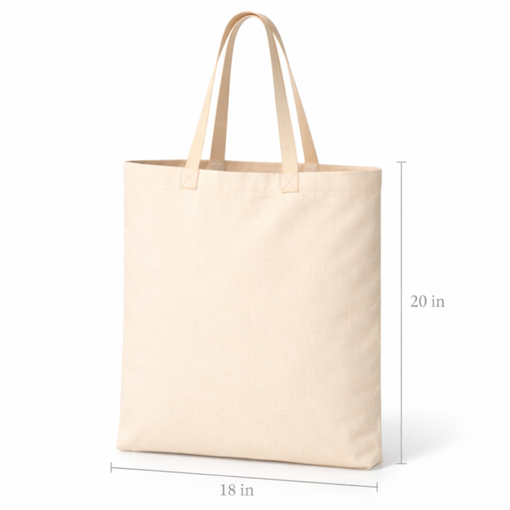 18x20 Inch Cotton Canvas Tote Bag