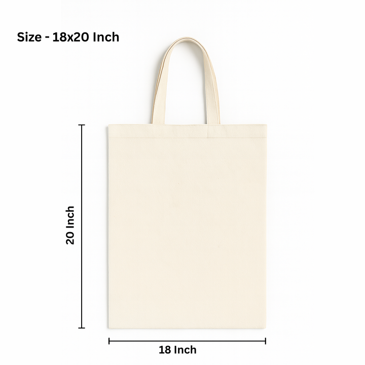 18x20 Inch Cotton Canvas Tote Bag