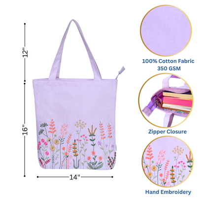 Lavender Fields Tote Bag