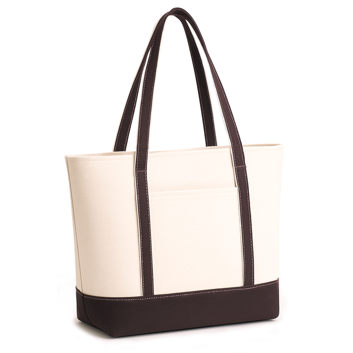 Brown Classic Women Office Bag