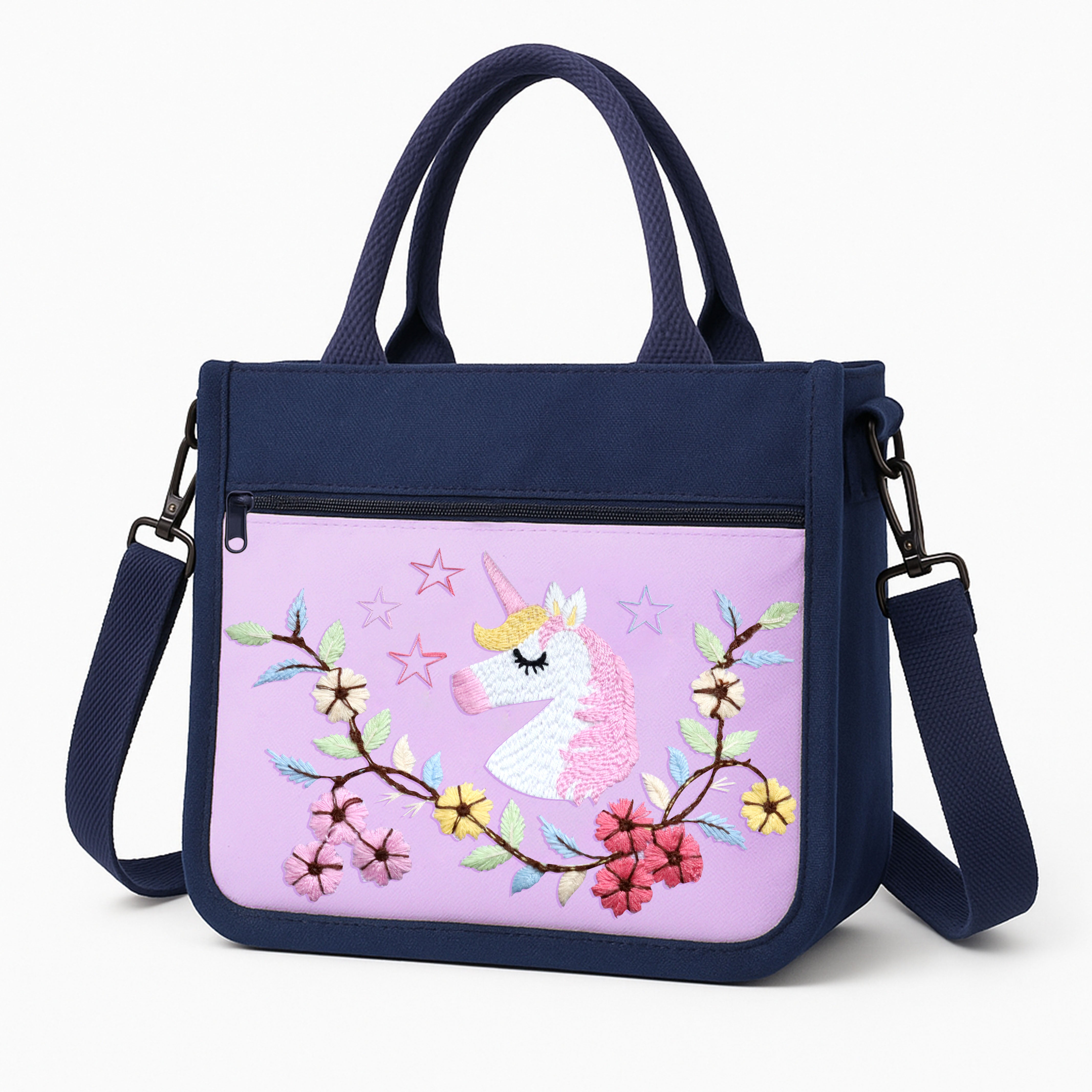 Purple Unicorn Mini Hand Bag