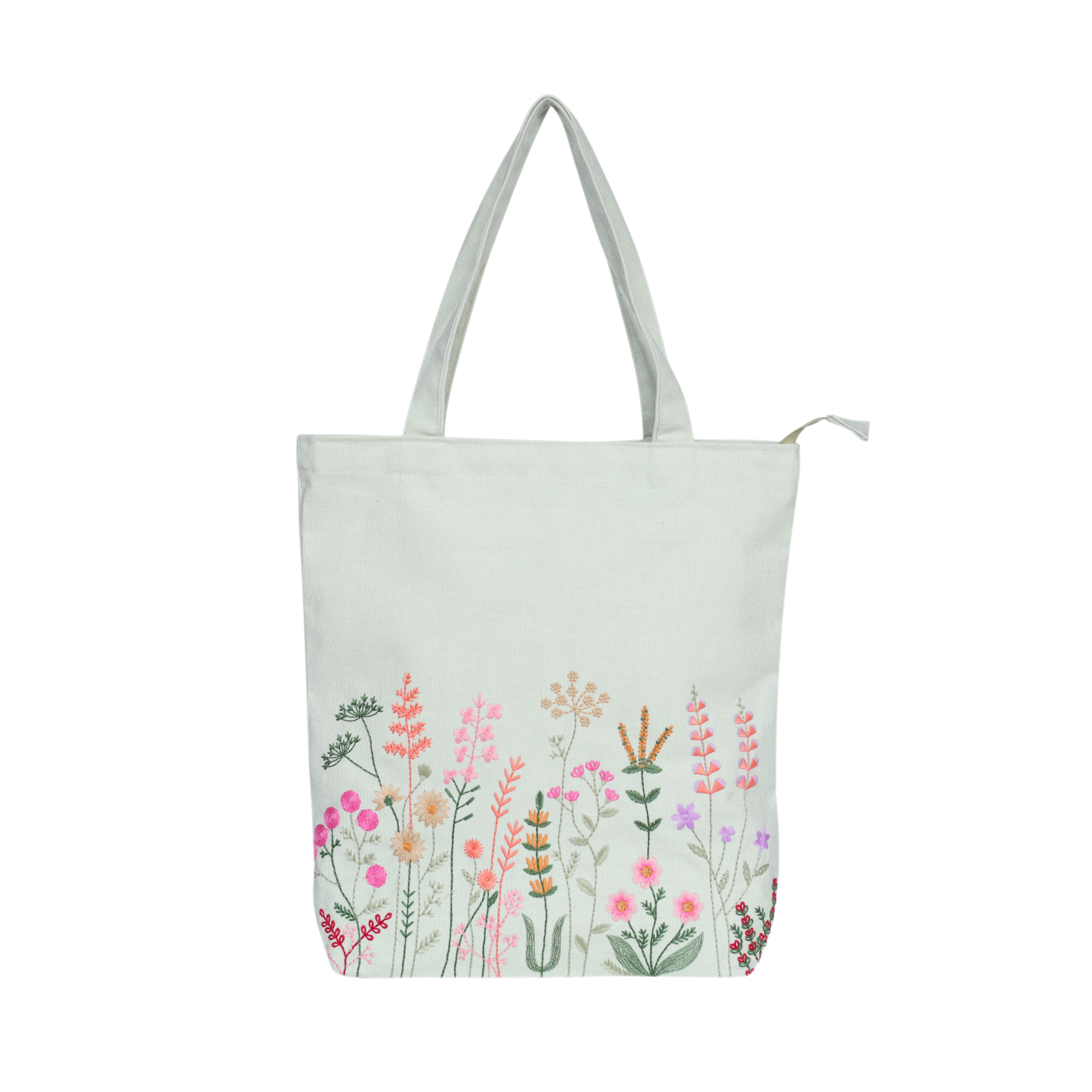 Green Lavender Fields Tote Bag