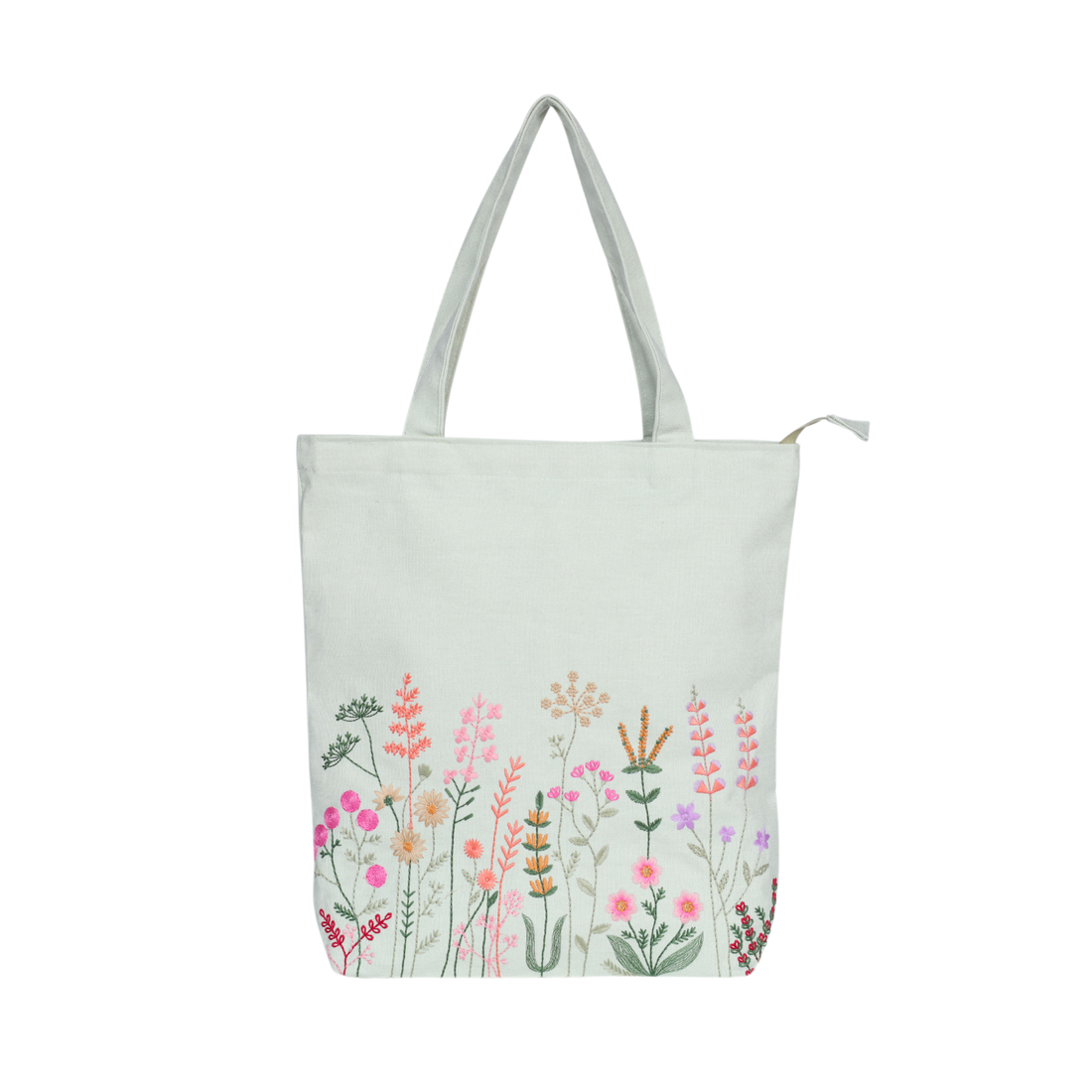 Green Lavender Fields Tote Bag