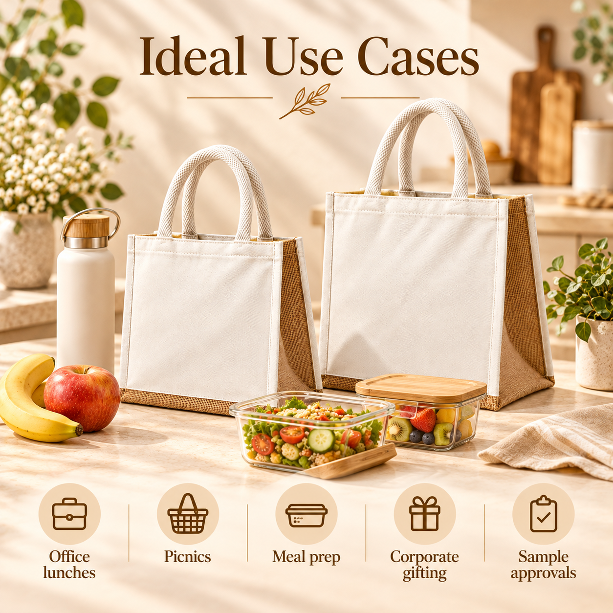Medium & Large Insulated Cooler Bag Sample Kit