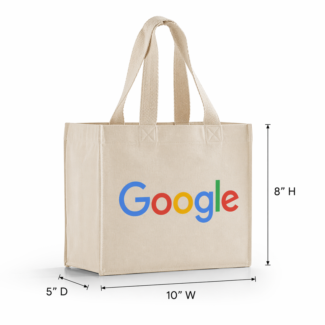 Custom 10x8x5 Inch Cotton Canvas Bag | 330 GSM