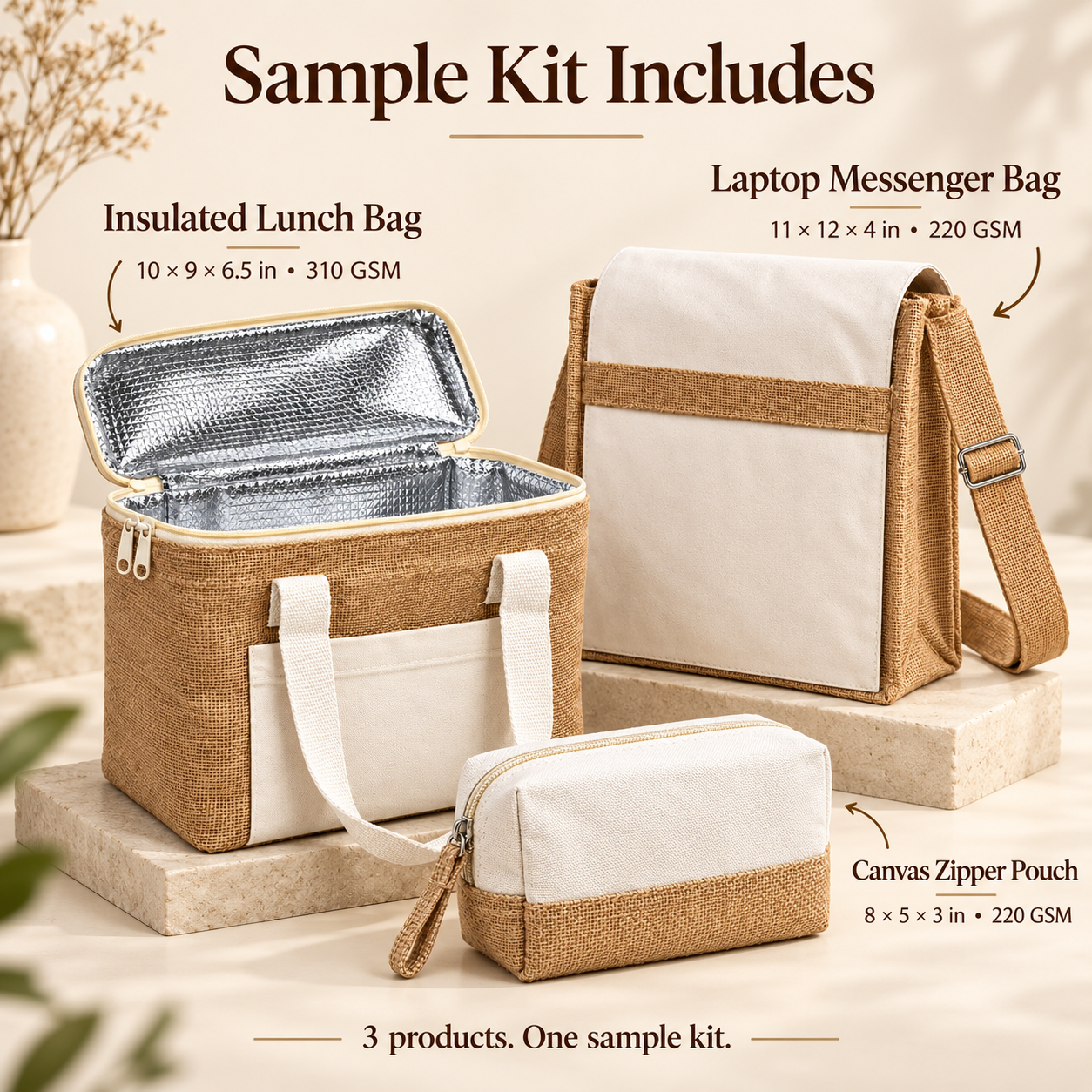 Office Essentials Bag Sample Kit