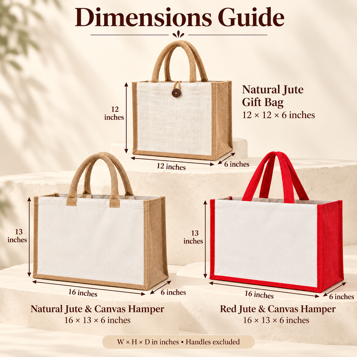 Laminated Jute Hamper & Gift Bag Sample Kit