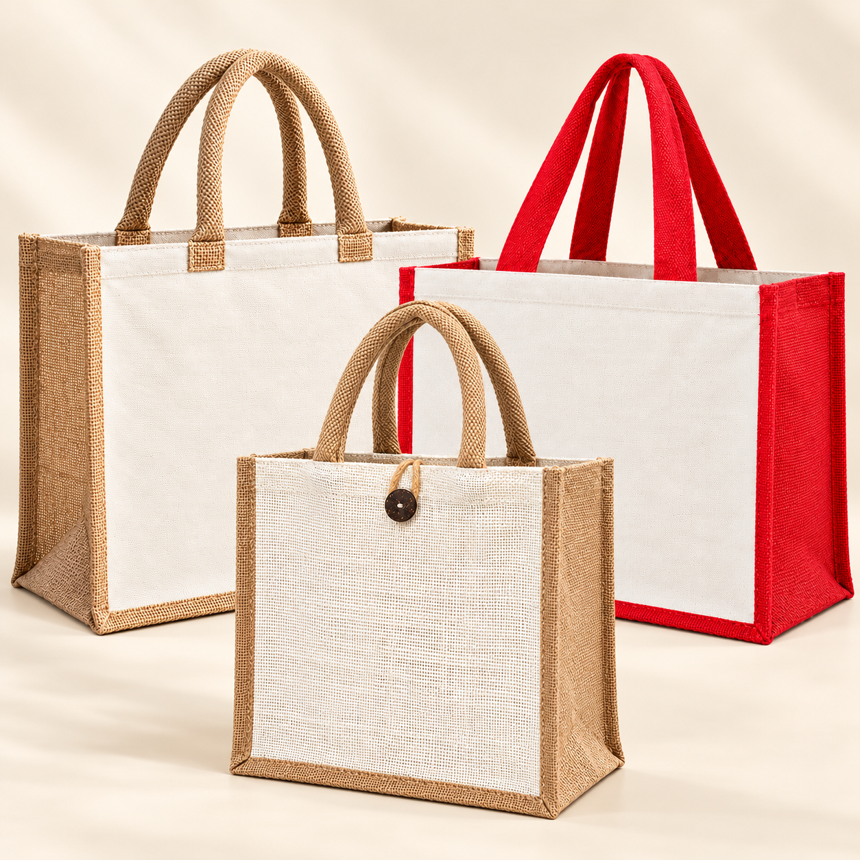 Laminated Jute Hamper & Gift Bag Sample Kit