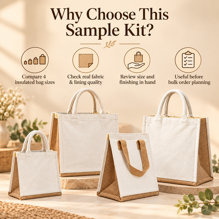 Complete Insulated Cooler Bag Sample Kit