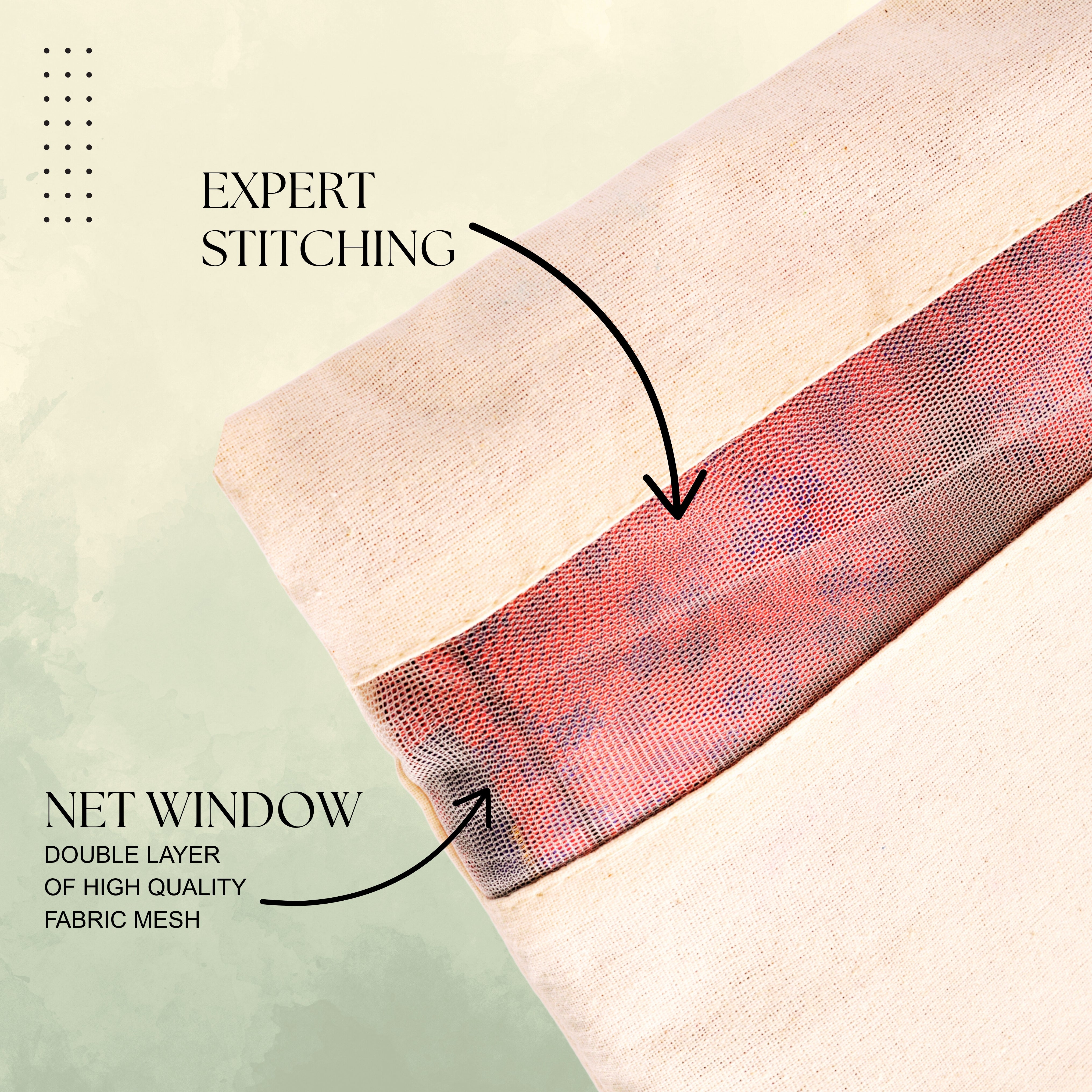 16x14 Inch Cotton Saree Cover