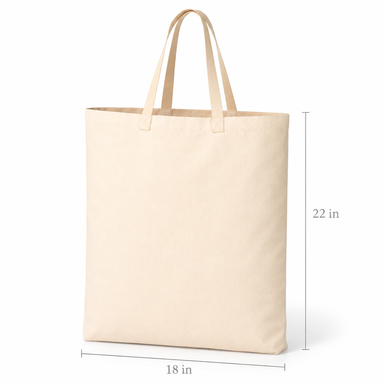 18x22 Inch Cotton Tote Bag | 150 GSM