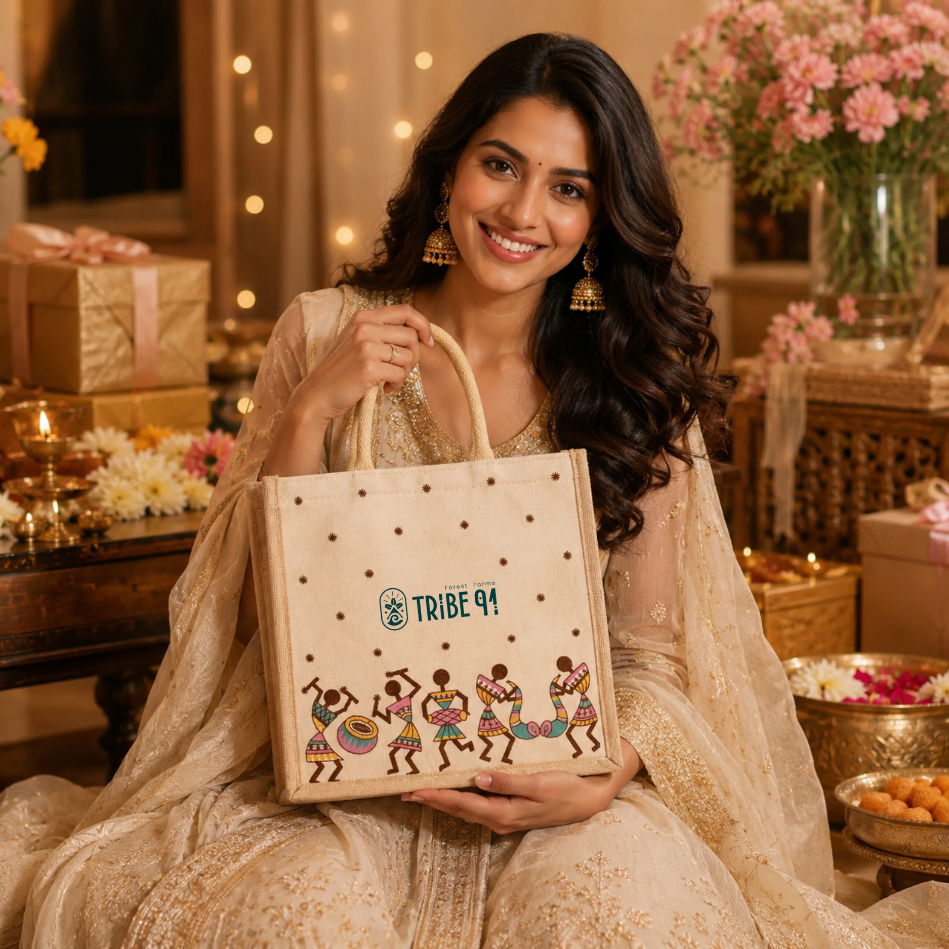 Warli Utsav Hamper Bag