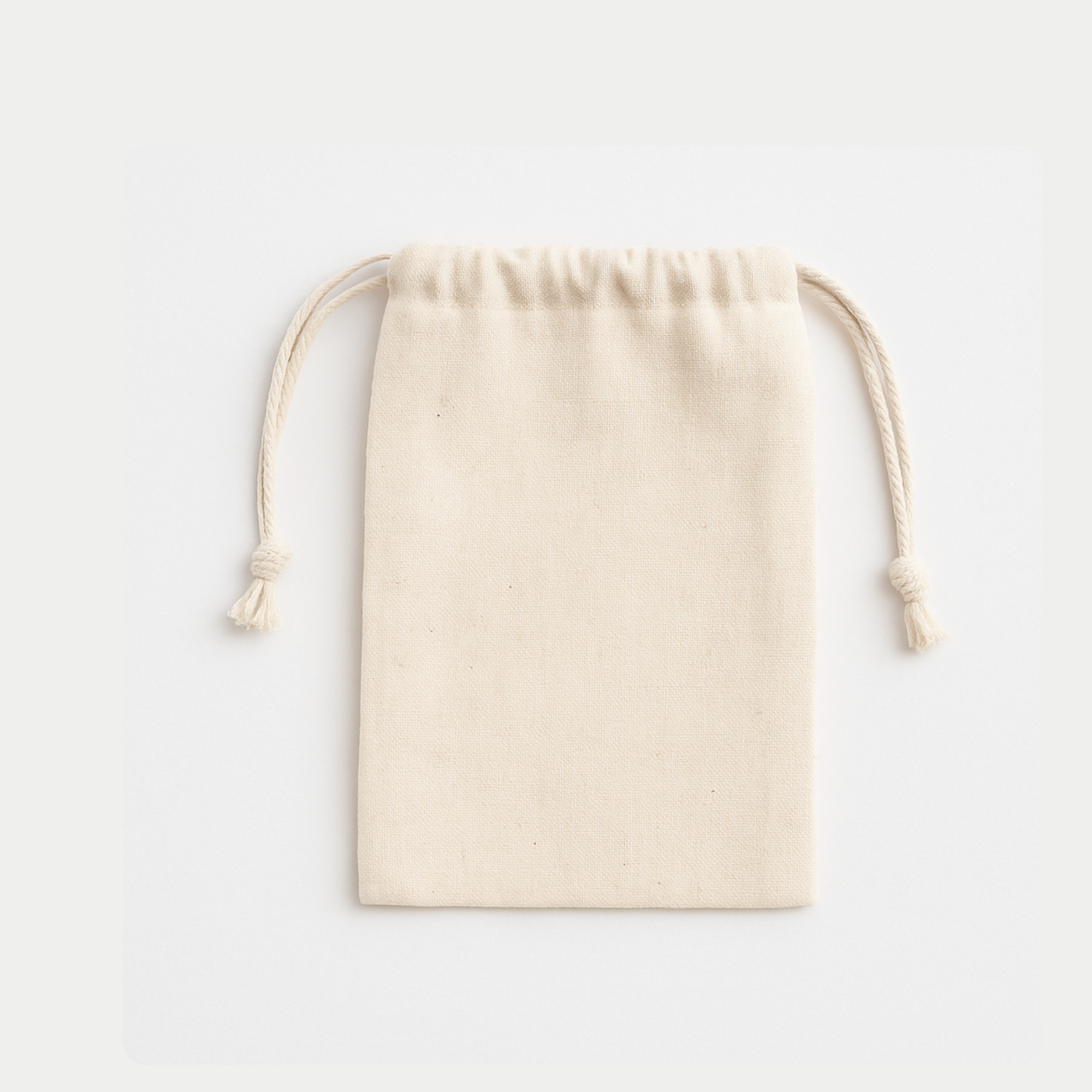 5x7 Inch Cotton Drawstring Pouch Bag