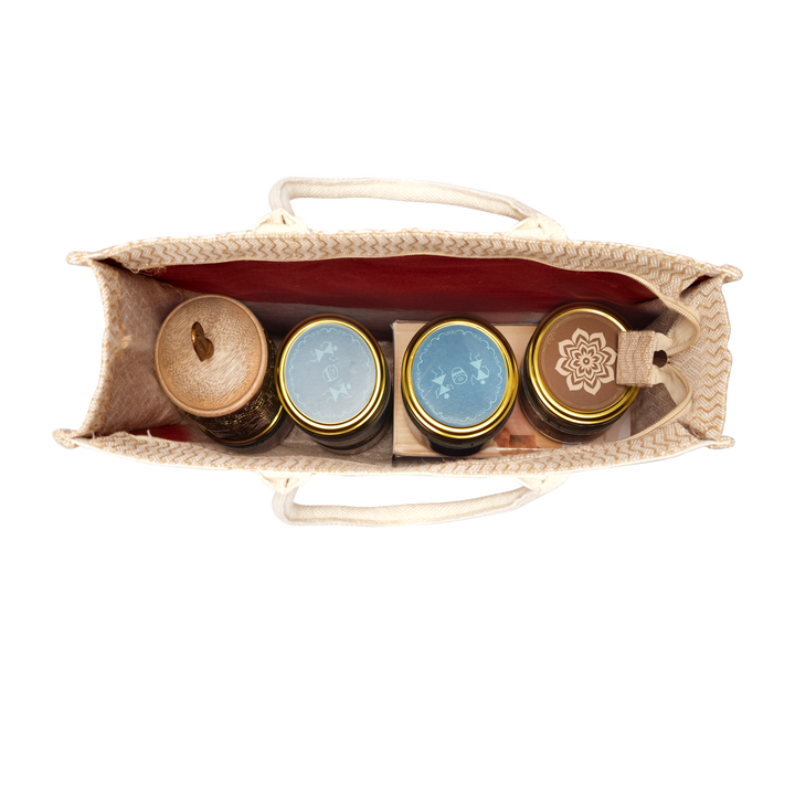 Twin Peacock Hamper Bag