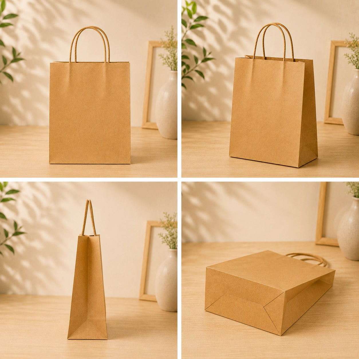 7.5x7.5x5 Kraft Paper Bag | 110 GSM