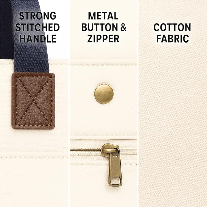 Office Bag for Men and Women - Beige