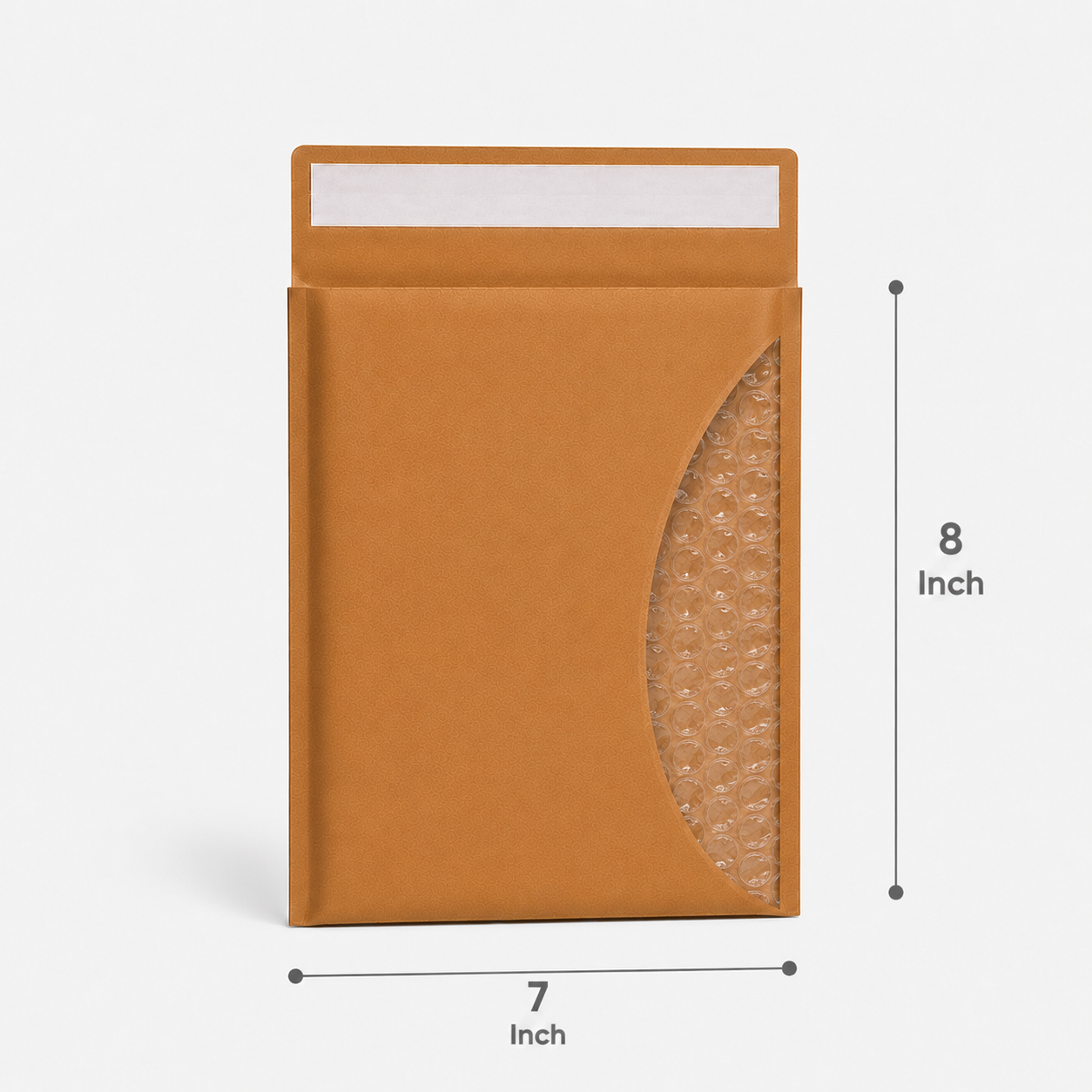 7×8 Kraft Paper Bubble Mailer Bag | 110 GSM