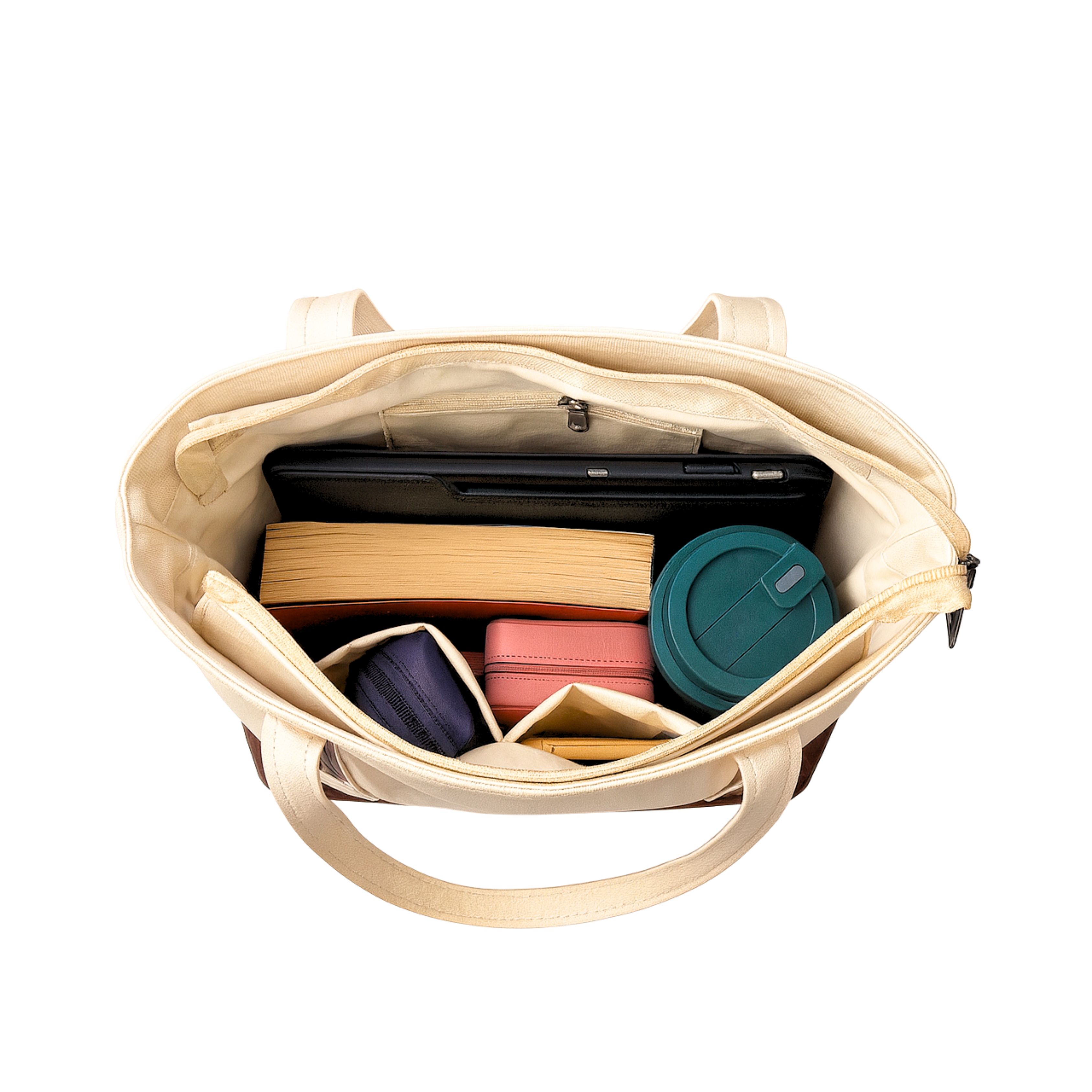 Brown Classic Women Tote Bag