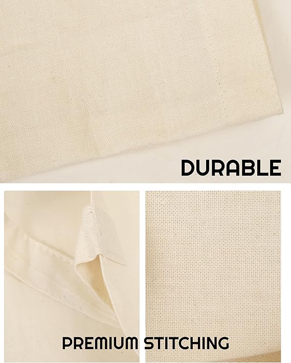 16x14 Inch Cotton Canvas Tote Bag