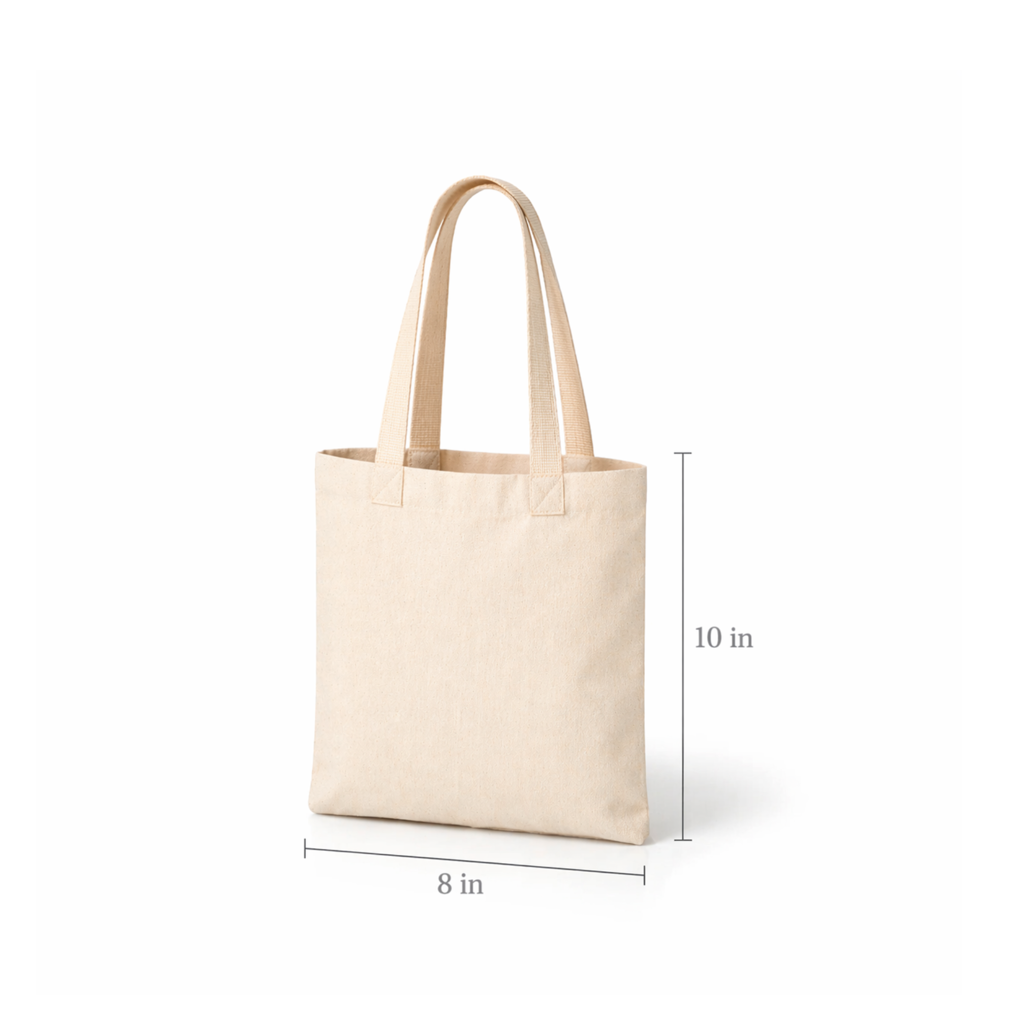 8x10 Inch Cotton Tote Bag | 150 GSM
