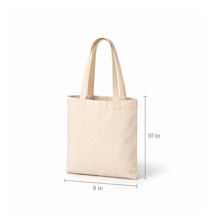8x10 Inch Cotton Tote Bag | 150 GSM