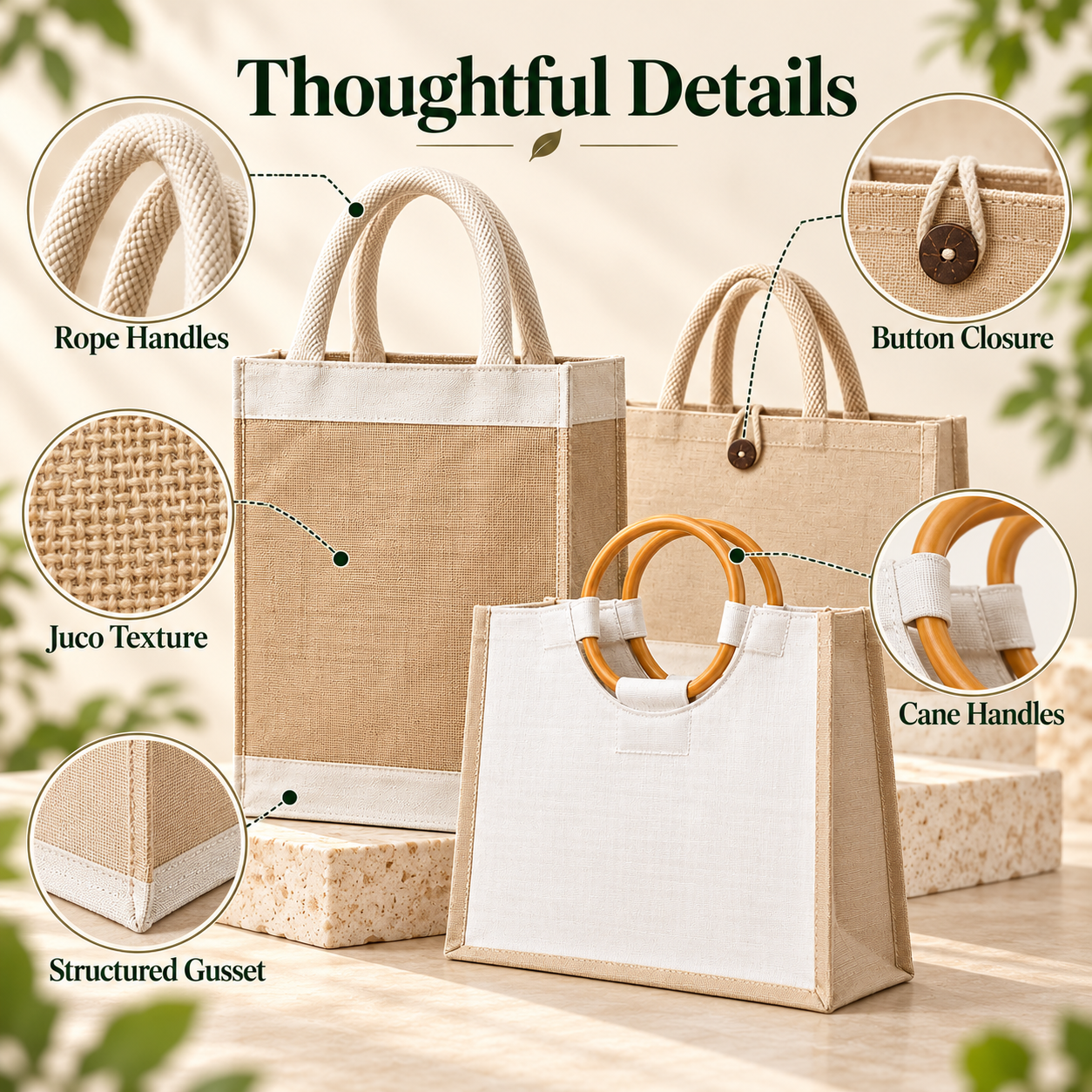 Juco & Jute Shopping Bag Sample Kit