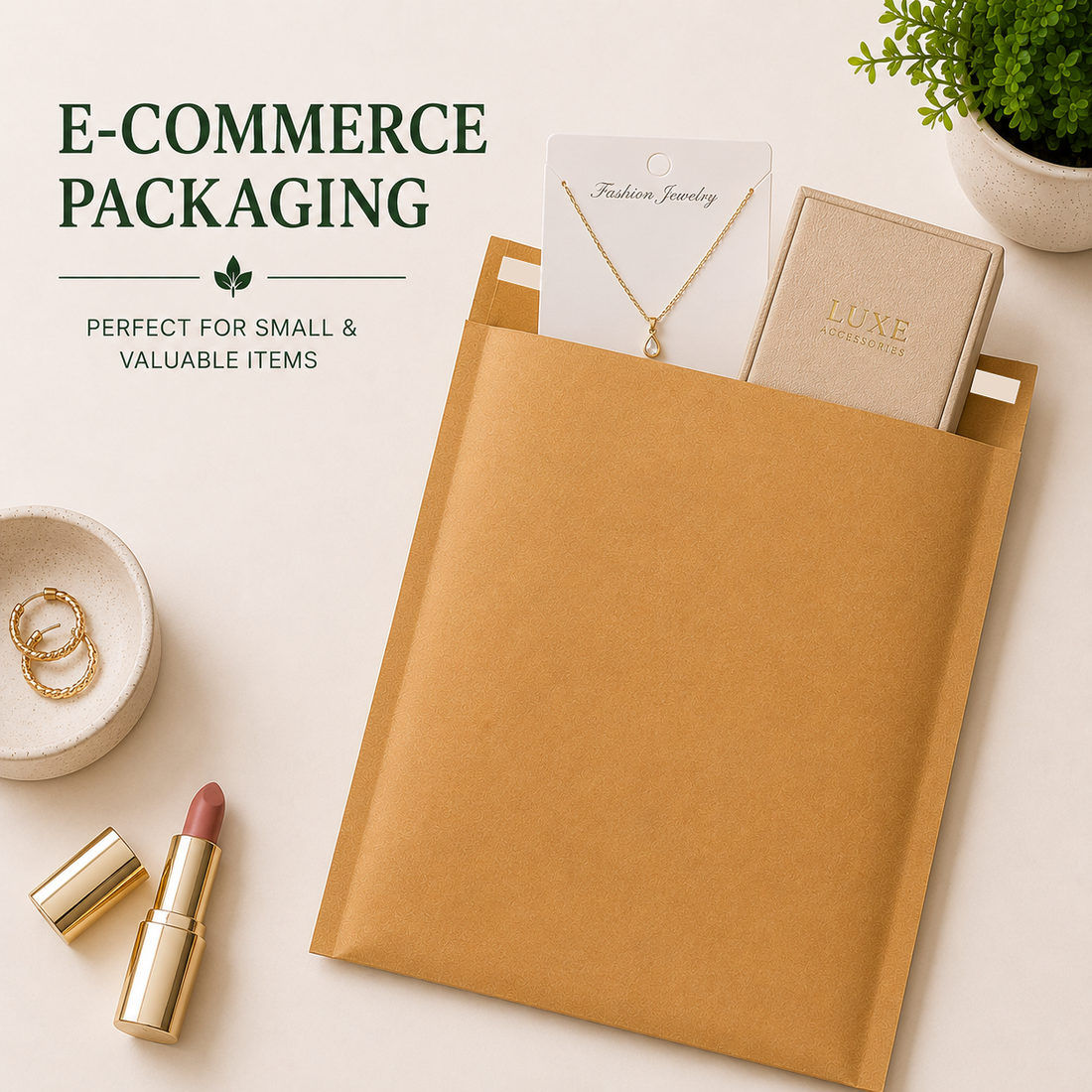 9x10 Kraft Paper Mailer Bag | 110 GSM