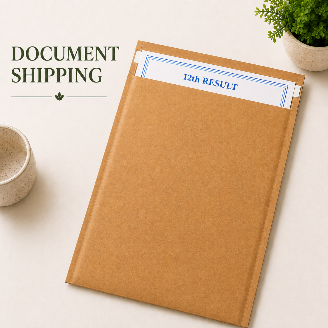9x10 Kraft Paper Mailer Bag | 110 GSM