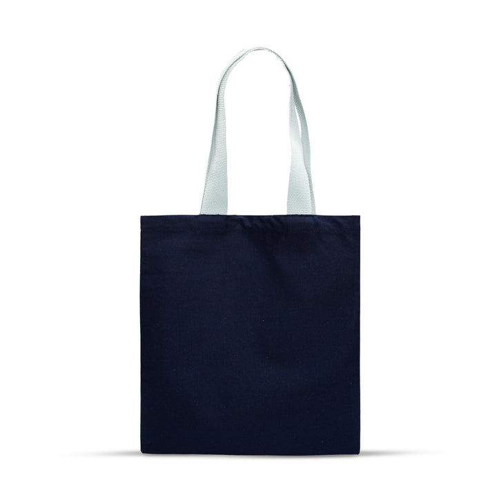 13x15 Inch (10 Pcs) Plain Navy and Light Blue Tote Bag