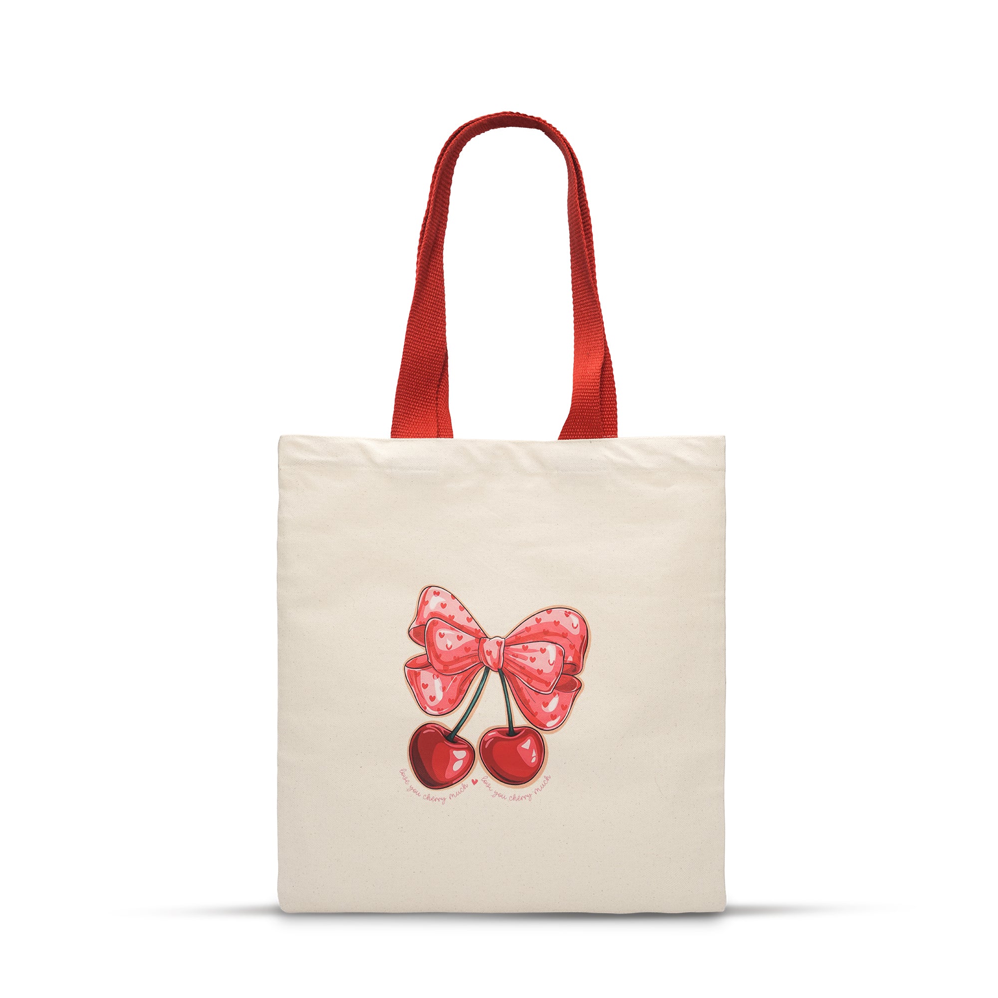 Bow with Cherry Tote Bag